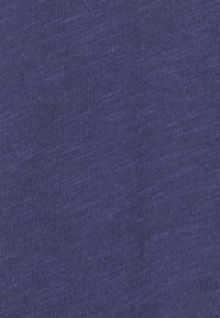 Navy blue fabric with a subtle texture featuring fine, horizontal ribbing. Material appears lightweight and smooth. No patterns or hardware visible.