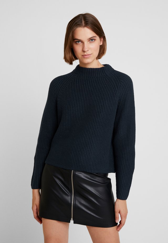 SLFBANDANI HIGHNECK - Jersey de punto - dark sapphire