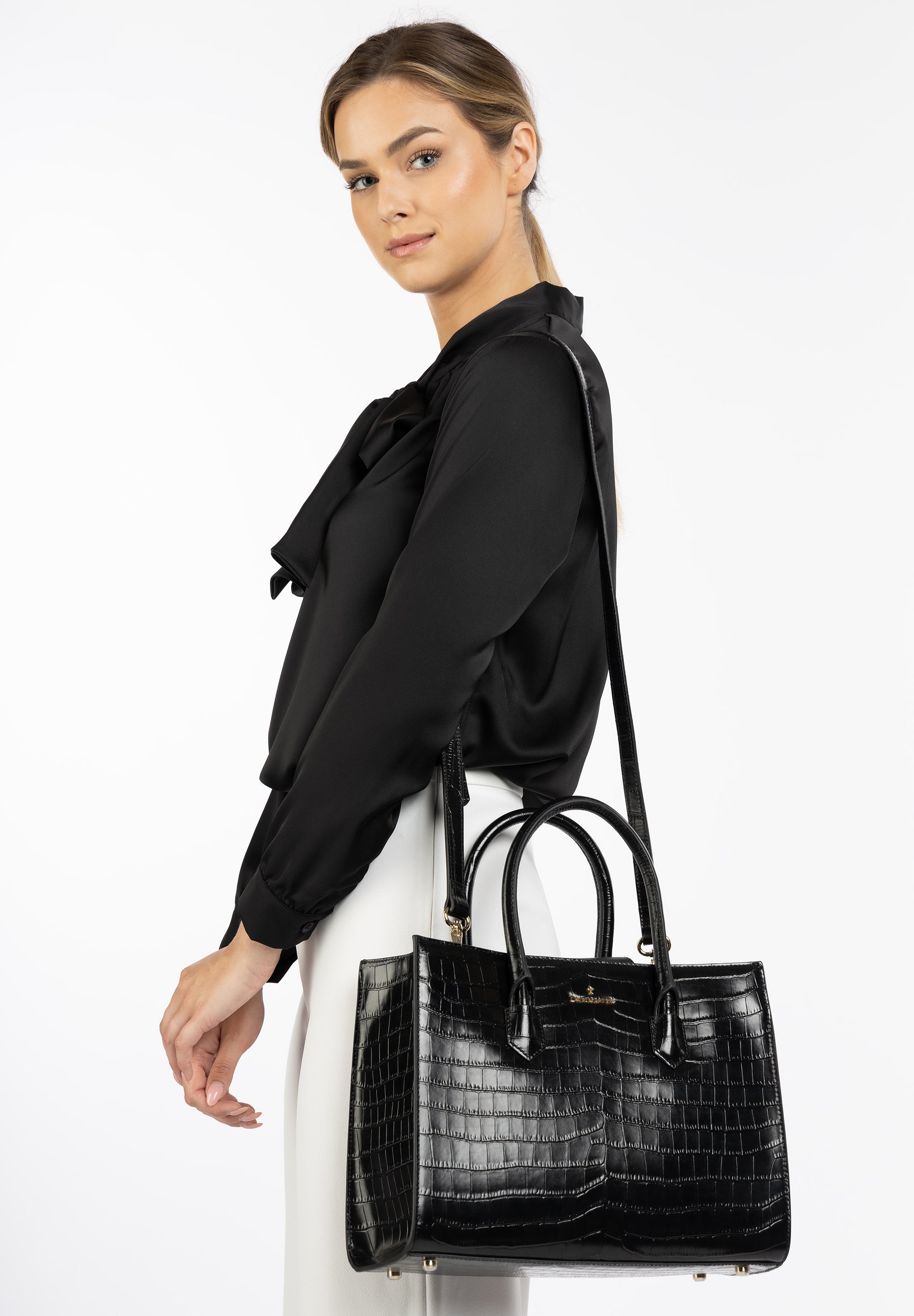 DreiMaster DREIMASTER KLASSIK HANDTASCHE COLINA - Handtas - schwarz/zwart -  Zalando.nl