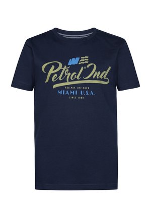 ARTWORK TROPIC - Print T-shirt - navy blue