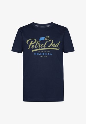 ARTWORK TROPIC - Tricou cu imprimeu - navy blue