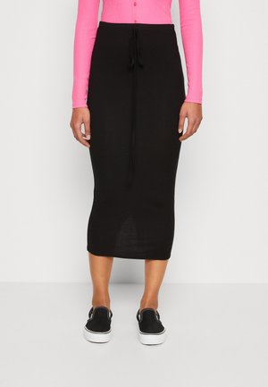 WAL G. CASE WRAP MIDI - Pencil φούστα - black