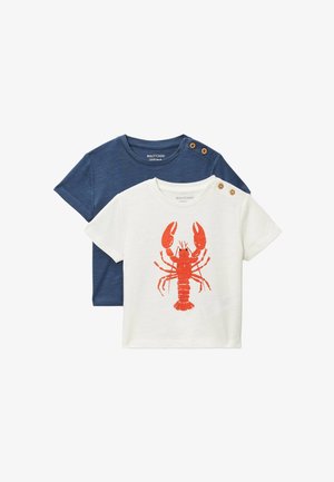 Monoprix, LOT DE 2 - T-shirt imprimé - ecru