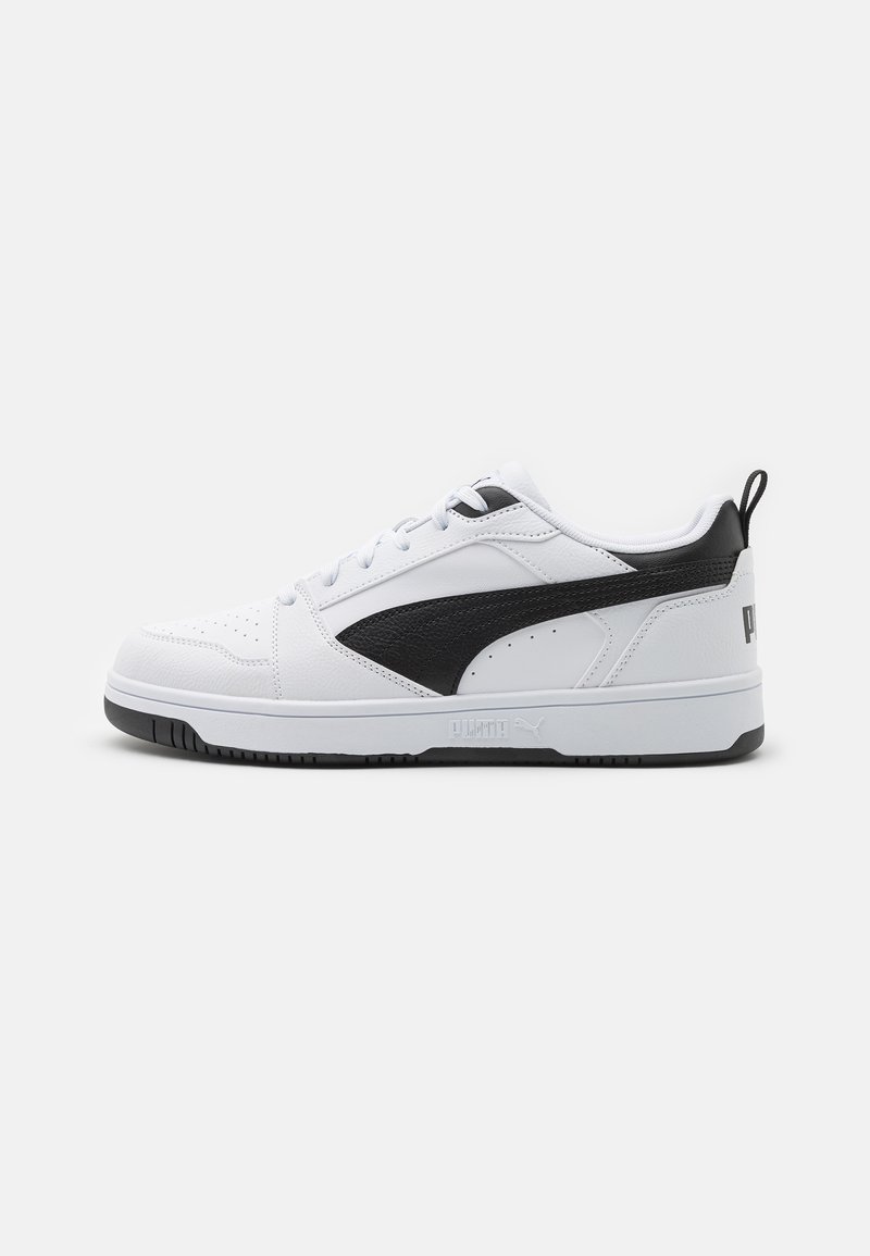 Puma - REBOUND - Športni copati - white/black, Povečajte