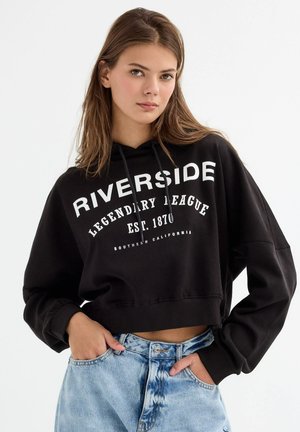 INSIDE Jersey con capucha - black