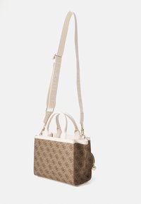 Guess TOTE BAG UNISEX SET - Rankinė - beige blanco