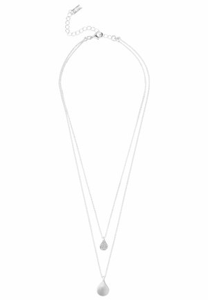 SPARKLE PETAL LAYERED - Colier - silver tone