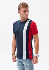 Ombre Camiseta estampada - navy blue