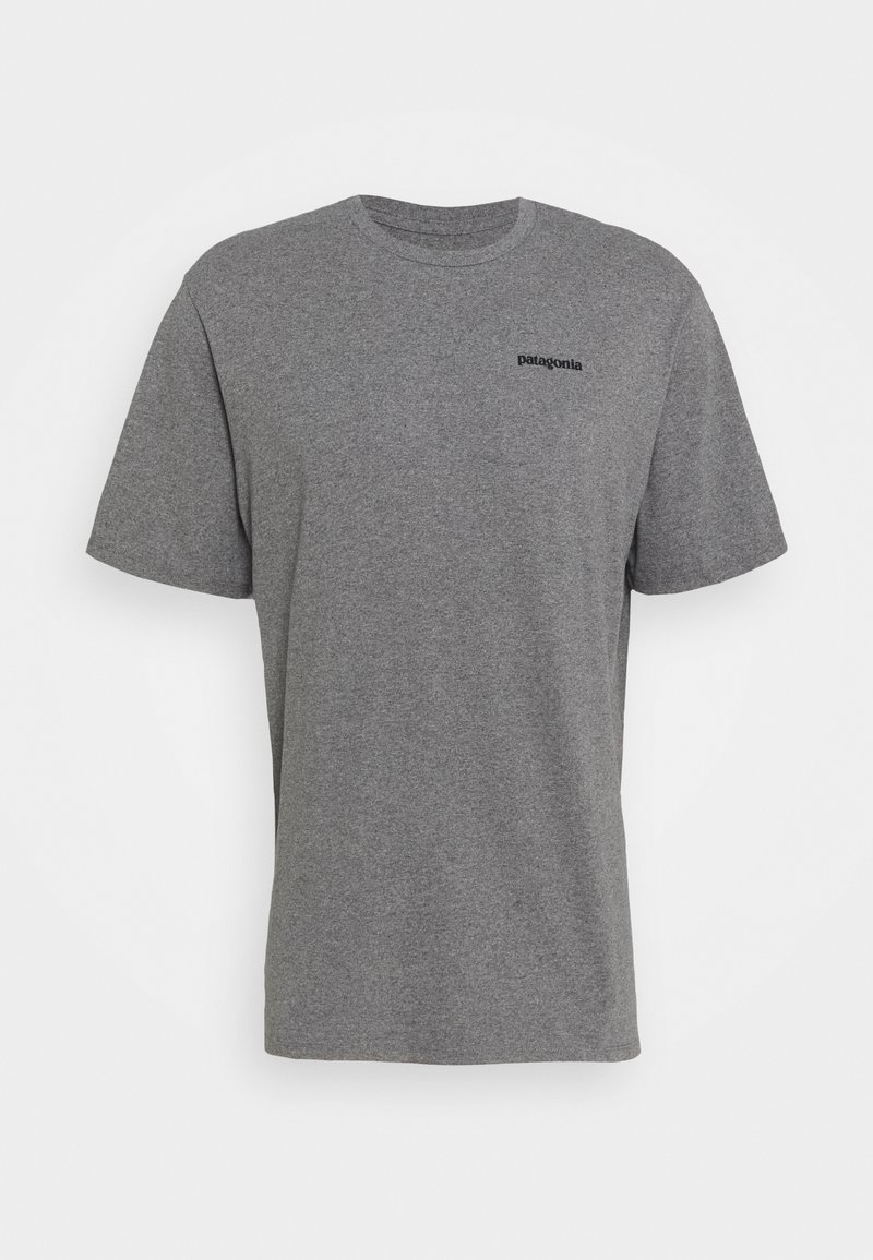 Patagonia LOGO - Triko s potiskem - gravel heather
