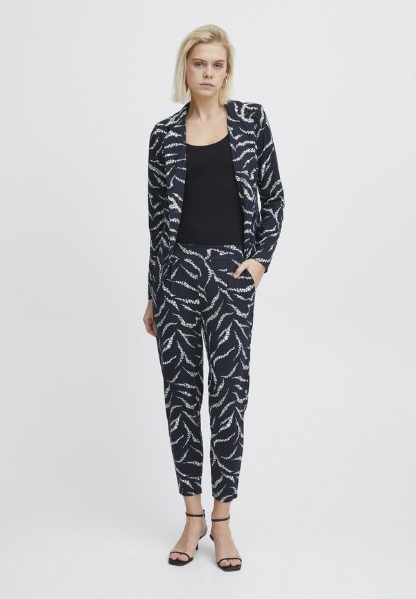 IHKATE - Trousers - total eclipse zebra flower aop3