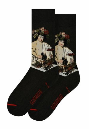 MuseARTa MICHELANGELO CARAVAGGIO - BACCHUS - Calze - braun-multi