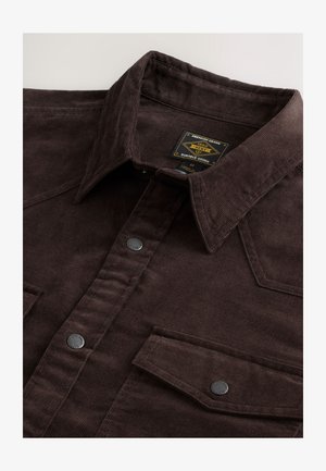 Next REGULAR FIT - WESTERN STYLING LONG SLEEVE - Overhemd - chocolate brown