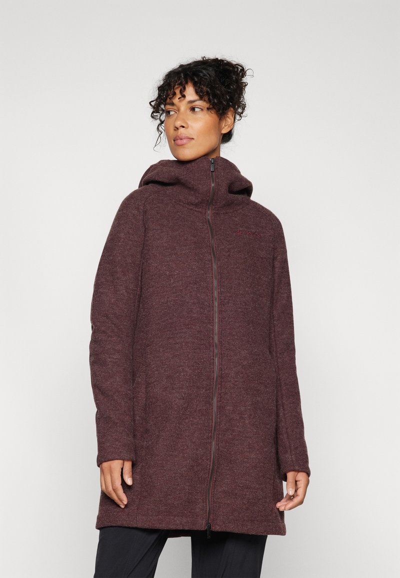 Vaude WOMEN'S TINSHAN COAT III - Jakna od flisa - dark oak