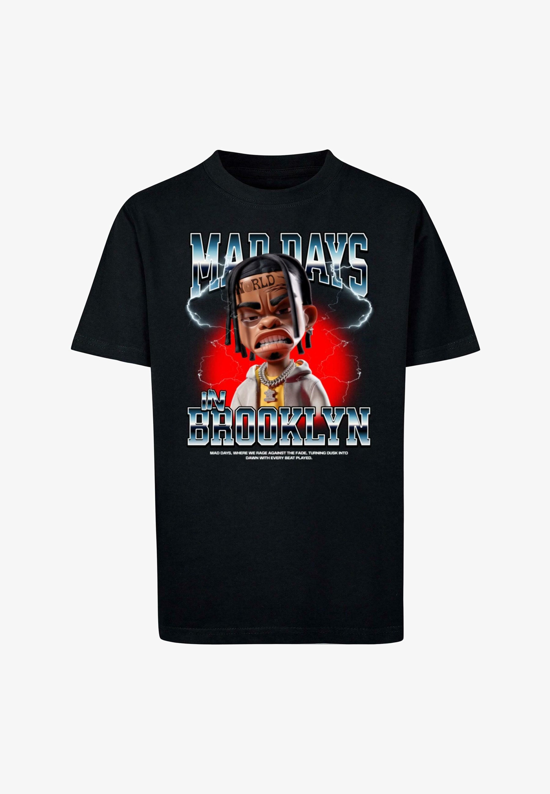 Mister Tee Print T-shirt black