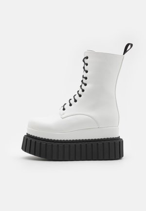 MONSOON - Lace-up ankle boots - white