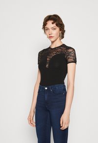 ONLY ONLJONNA BODYSTOCKING - T-shirts print - black