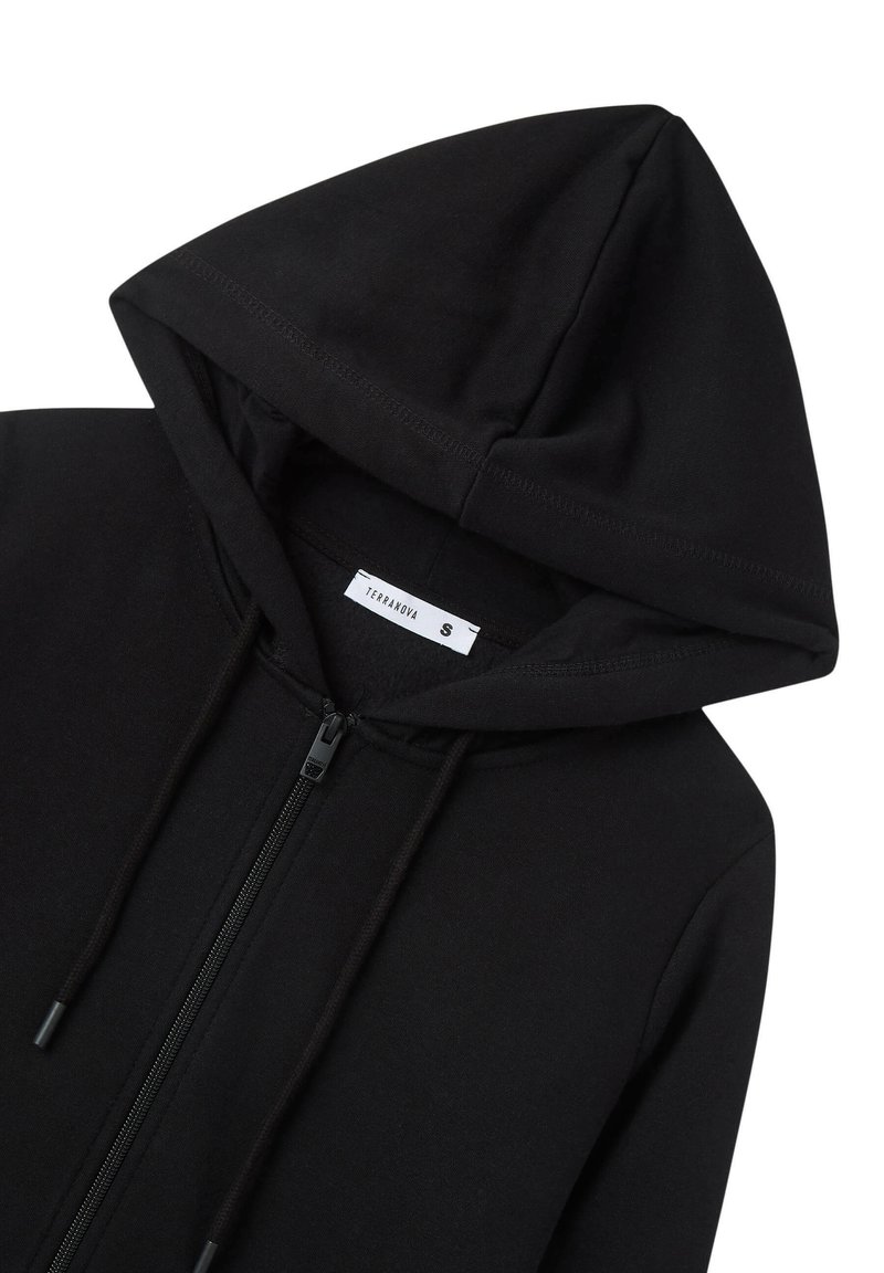 TERRANOVA Pack 2 Felpe Con Cappuccio E Zip Uomo - Pesanti - Colori: Nero E Grigio - Taglia L
