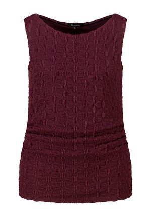 MS Mode, MS MODE TOP NOT TRANSLATED - Blouse - bordeaux