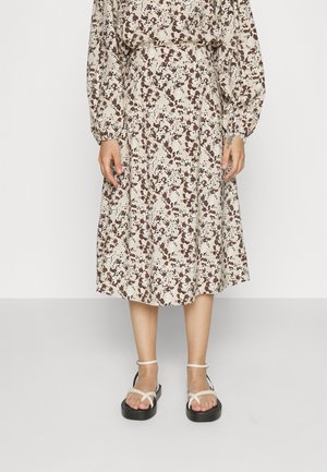 Object Petite OBJLEONORA MIDI SKIRT - Jupe trapèze - sandshell