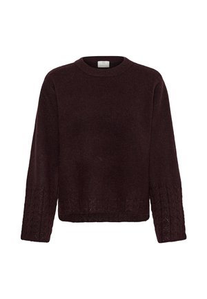 Kaffe, KAGRO PULLOVER KNIT - Maglione - fudge