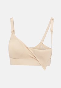 Mamsy NON-WIRED BREASTFEEDING - Modrček za pod majico - beige