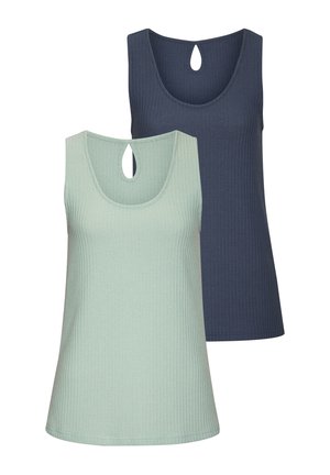 2 PACK - Top - mint blau