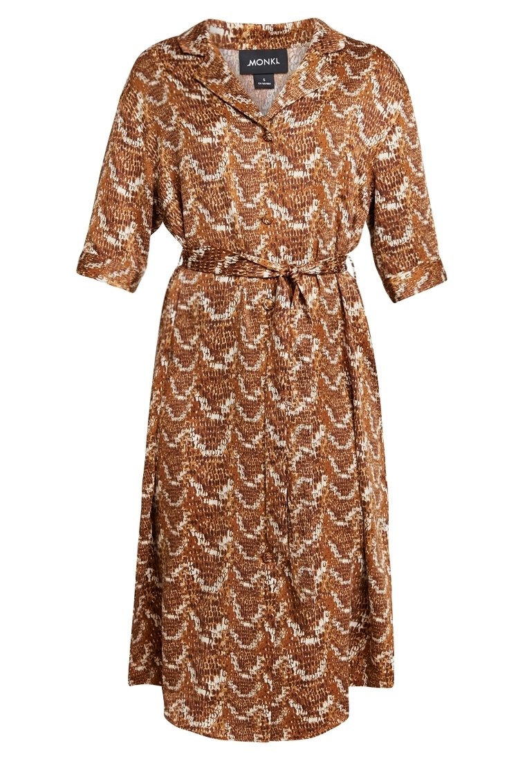 Monki Shirt dress - brown
