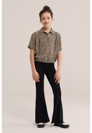 WE Fashion Auduma bikses - black