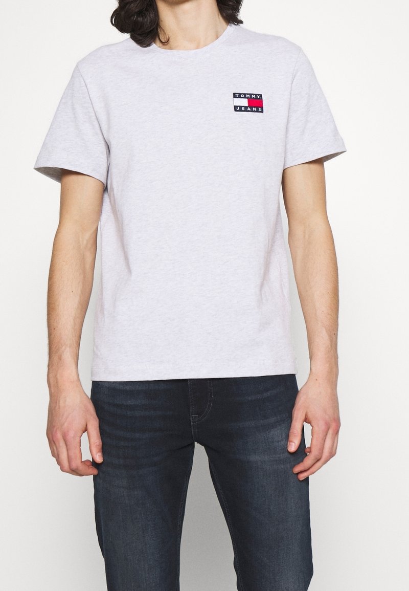 Tommy Jeans Jednoduché tričko - mottled grey