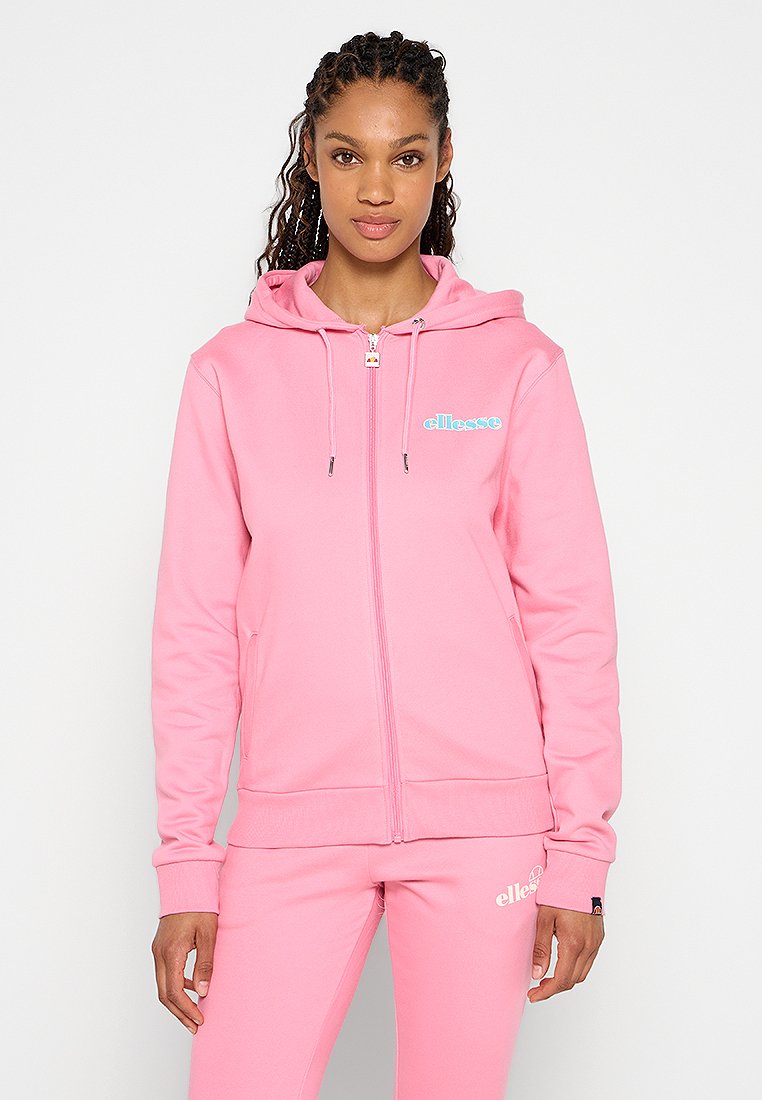 Ellesse Sweater met rits donkerroze Ellesse Sweater met rits donkerroze