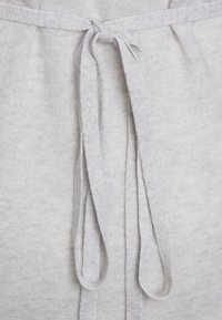 pure cashmere WRAP CARDIGAN - Casaco de malha - light grey