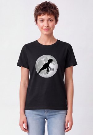 watapparel, FLYING TREX - T-shirt imprimé - black
