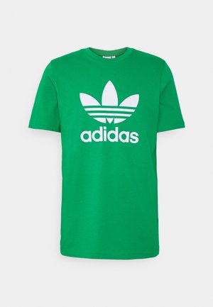 TREFOIL T-SHIRT ORIGINALS ADICOLOR - Printtipaita - green/white