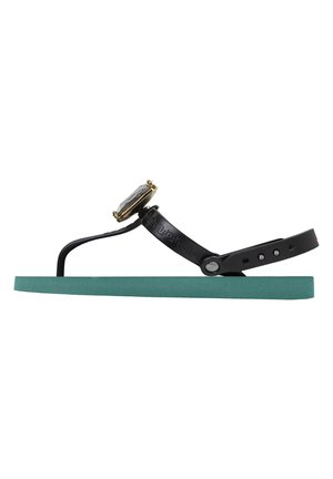 SELENA DIAMOND  - Sandales tongs - forest green