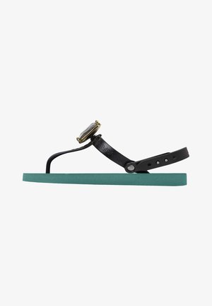 Uzurii SELENA DIAMOND - Sandales tongs - forest green