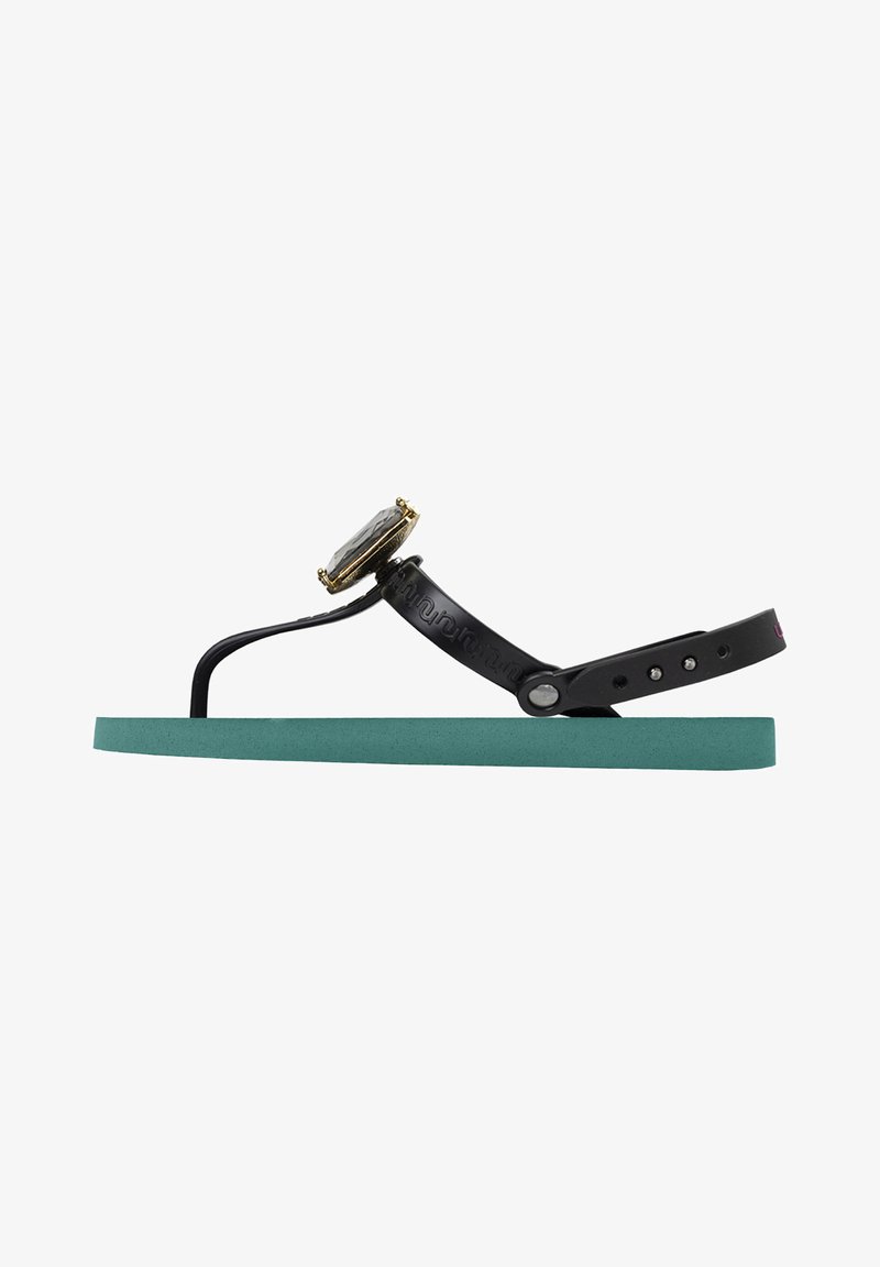 Uzurii SELENA DIAMOND - Sandales tongs - forest green