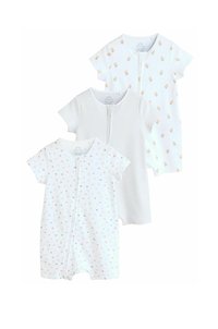 Next - REGULAR FIT 3 PACK - Pajac za spanje - white Miniaturna slika 1