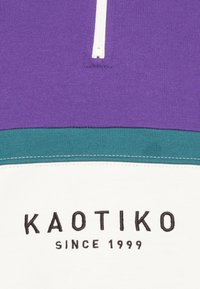 Kaotiko CREW BERWIN UNISEX - Sweatshirt - purple/jade/ivory