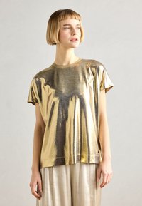 Mos Mosh O NECK TEE - Camiseta estampada - gold