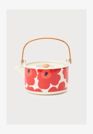 Marimekko, OIVA TEAPOT 7 DL - Teekann/kohvikann - white/red/blue