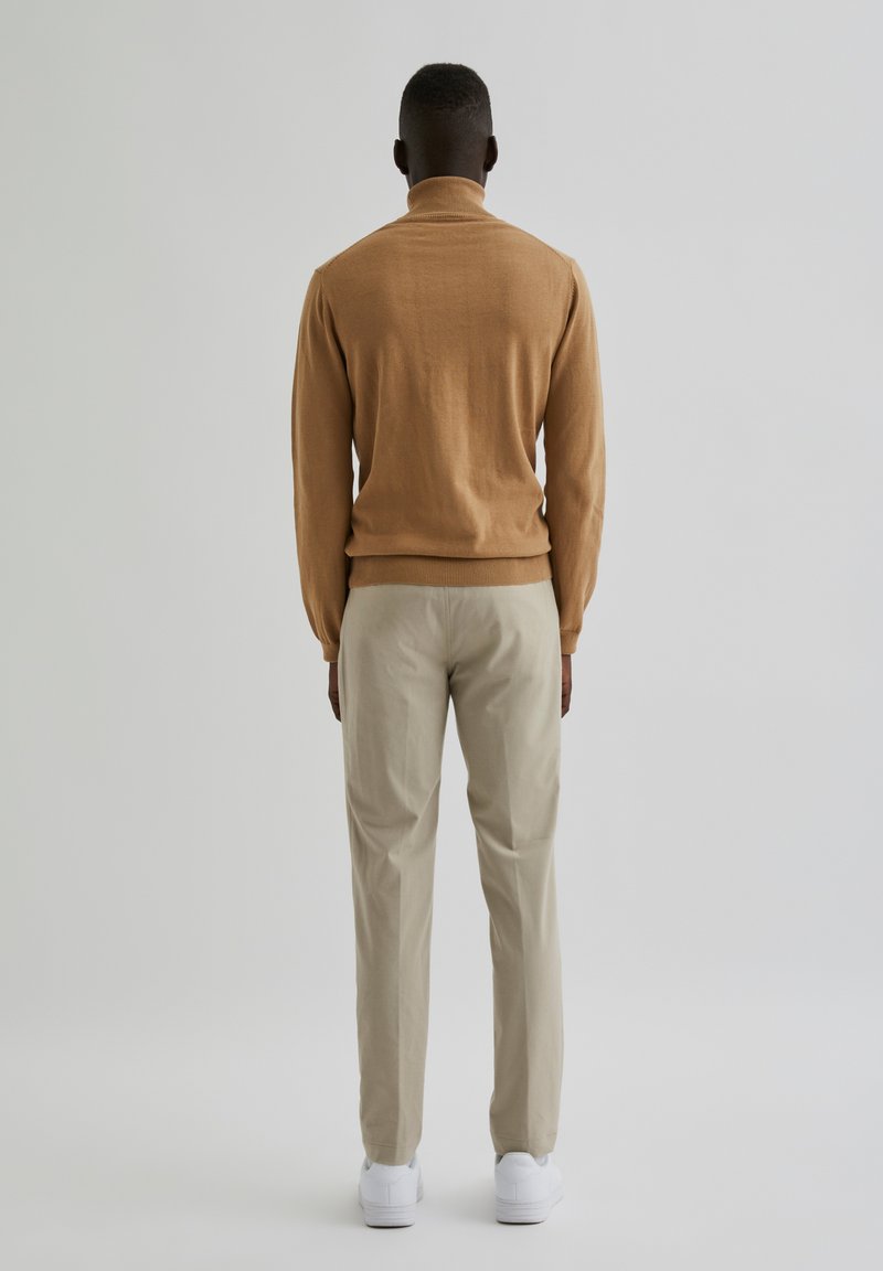 Herren Strickjacken | Bertoni HENRIK Strickpullover tan/braun - YF02156 Herren Strickjacken | Bertoni HENRIK Strickpullover tan/braun - YF02156