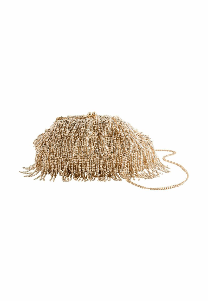 Next FRINGE BEADED - Pisemska torbica - gold coloured