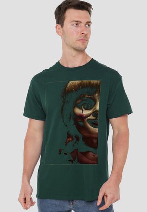 Cotton Soul, ANNABELLE/DOLL TEAR - T-Shirt print - dark green