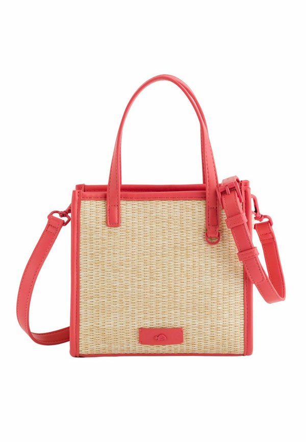 Handtasche - beige coral