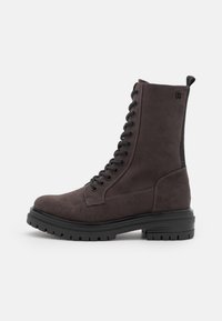 s.Oliver Lace-up ankle boots - graphite