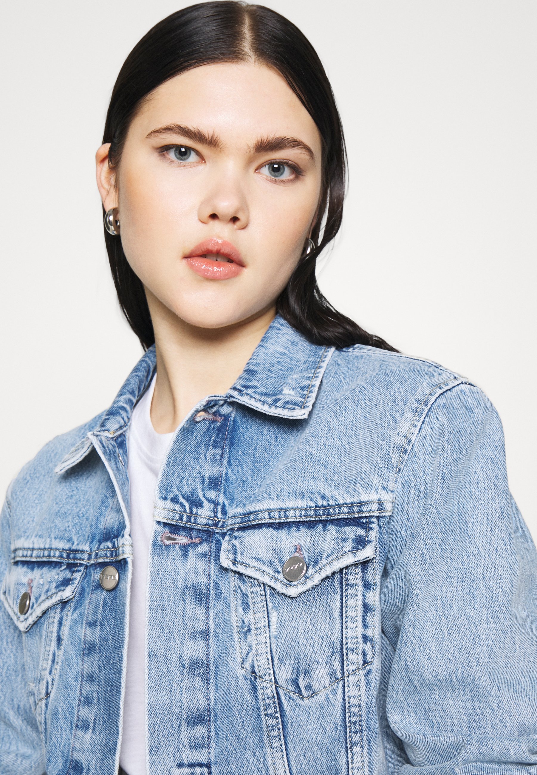 Pepe Jeans ROSE JACKET - Denim jacket - denim/light-blue denim -  Zalando.co.uk