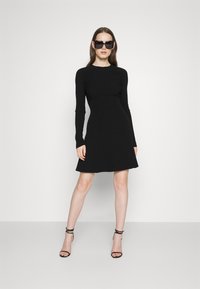 BOSS FIROKO - Strikket kjole - black