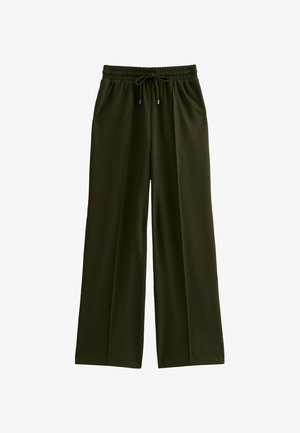 New Look WIDE LEG ELASTICATED WAIST  - Tracksuit bottoms - khaki