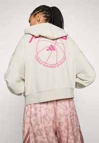 adidas Performance SELECT - Jersey con capucha - alumina/shock pink