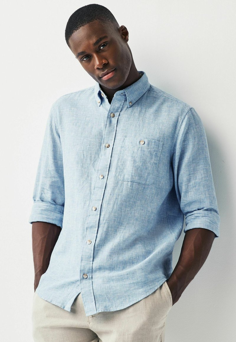 Next LONG SLEEVE - Camicia - blue